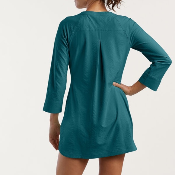 Title Nine Speed Racer 3/4 Sleeve Tunic - Textured Resortwear MSRP $109 - Picture 4 of 16